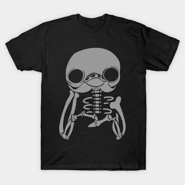 Skeleton of Bird T-Shirt by NevermindOnArt